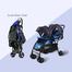 BBH Twin Baby Stroller Premium Prams image