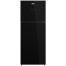 BEKO Top Mount Refrigerator | 340 Ltr | Black Glass Door (BOREF-B3RDNR37ZGB) image