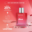 BELLAVITA Blush EDP 100ml | Long Lasting Perfume for Woman | Red Fruits, Moss, Vanilla and Sandalwood | Musky, Fruity and Woody Fragrance Perfume for Women image