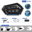 BT12C Bluetooth 5.3 Motorcycle Helmet Headset 40mm Speakers 1000mAh Battery Type C Charging image