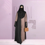 Glam Touch BUSHRAH CONTRAST ABAYA | Mocha image