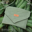 Baah Green Mint Jute Purse 10x9 Inch image