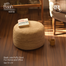 Baah Jute Puffy Stool For Home and Office image
