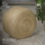 Baah Jute Puffy Stool For Home and Office image