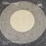 Baah’s Black And Matte Gold Jute Rug 5′ dia image