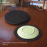 Baah’s Black Handwooven Placemats 14″(set of six) image