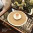 Baah’s Exotic Hogla placemats 15″ dia set of 6 image