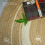Baah’s Field’s Of Gold 01 Natural Living Jute Round Rug 4′ Dia image