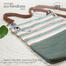 Baah’s Green Mint Jute Cross Body Bag image