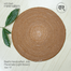 Baah’s Handcrafted Jute Placemats (Light Brown)- set of six image