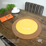 Baah’s Handcrafted Jute Placemats (Light Brown)- set of six image