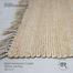 Baah’s Handwoven Coastal Natural Jute Rug 6x2 ft image