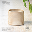 Baah’s In Beige Handcrafted Midsize Jute Basket image