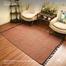 Baah’s Mediterenean Maroon Jute Rug 7x4 ft image