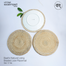 Baah’s Natural Living Braided Jute Placemat – 12″dia (set of six) image
