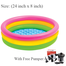 Baby Bath Tub, Baby Swimming Pool With Electric Pumper (24x8 Inch) - Multicolor. image
