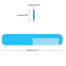 Baby Comb Straight Comb Newborn Children's Hair Comb Small Comb Girl Toddler Small Comb ABS Material -1pcs image