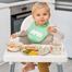Baby Dining Bib Full Silicone-1pcs Baby Dining Bib Full Silicone ( Any Color) image