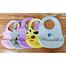 Baby Dining Bib Full Silicone-1pcs Baby Dining Bib Full Silicone ( Any Color) image