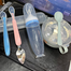 Baby Food Bowl Plus Silicone Rice Spoon Feeder Plus Two Head Silicone Spoon, Full Set of Tools Package - 120 ml image