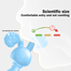 Baby Full Silicone Teether Hand Rattle Fitness Soft Rabbit Educational Toy CN -1pcs image