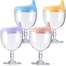 Baby Goblet Children's Wine Cup Juice Cup Milk Water Cup Learning To Drink Duckbill Cup Anti-Wine Cup Milk -1Pcs image