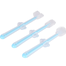 Baby Hand brush Children's Silica Gel Dimensional Body Milk for Training Toothbrush Set, Safe Silicone Brush Soft-bristled Teether - 3 pcs image