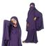 Baby Khimar/Kheemar Borka Full Set (khimar_6-10_purple) image