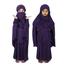 Baby Khimar/Kheemar Borka Full Set (khimar_6-10_purple) image