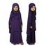 Baby Khimar/Kheemar Borka Full Set (khimar_6-10_purple) image