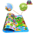 Baby Kids Double Sided Play Crawl, Educational ,Game Soft Foam Picnic Carpet Play Mat 200 x 180 cm image