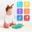 Baby Piano Toys 6 to 12 Months, Musical Toys Elephant Piano Keyboard for Toddlers 1-3, Light Up Educational Electronic Learning Toys Birthday Gift for 1 Years Olds Kids Boys Girls image