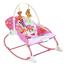 Baby Rocker Portable Rocking Chair 2 In 1 Musical Infant To Toddler Rocker Dining Chair image