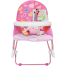 Baby Rocker Portable Rocking Chair 2 in 1 Musical Infant to Toddler Rocker Dining Chair - 8169 (Pink) -321196413 image