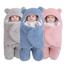 Baby Sleeping Bag – Ultra-Soft Fluffy Fleece Swaddle for Newborns (0-12 Months) image