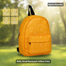 Baby Small Backpack Yellow Color (Any Design Printed) image