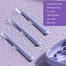 Baby Toothbrush Baby Tongue Cleaner for 0-18 Months 3 Pcs Set Purple image