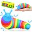 Baby Toy Food Grade Articulated Stretch Slug Fidget Sensory Toy - Baby Toys image
