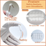 Baby oral Cleaning Cotton Swab Baby Gauze Deciduous Teeth Toothbrush 10 Pcs (Any Color) image