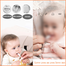 Baby oral Cleaning Cotton Swab Baby Gauze Deciduous Teeth Toothbrush 10 Pcs (Any Color) image