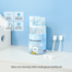 Baby oral cleaning cotton swab gauze toothbrush 30pcs/box image
