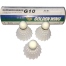 Badminton Shuttle Cock Nylon Superior Grade G10 6pcs White image