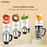 Bajaj Glamore 4 in 1 (1000 Watt) Mixer Grinder image