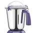 Bajaj Majesty Trio Plus 600-Watt Mixer Grinders with 3 Jars (White and Lavender) image