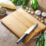 Bamboo Cutting And Chopping Board With Handle – Durable Kitchen Board For Meat, Vegetables And Fruits image