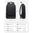 Bange Laptop Backpack 15 inch Super Slim extention Men Anti Theft Backpack image