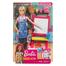 Barbie Art Teacher Playset with Blonde Doll, Toddler Doll, Easel and Accessories image