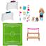 Barbie Chelsea Soccer Playset Football Playset with Chelsea doll and 2 puppy 6-Inch Blonde in Soccer Uniform image