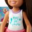 Barbie Club Chelsea Doll and Swing Set Playset with 2 Swings and Slide Plus Teddy Bear Figure Gift for Kids-( Barbie) image