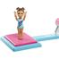 Barbie Doll as Gymnastic Teacher with Balance Beam and Student image